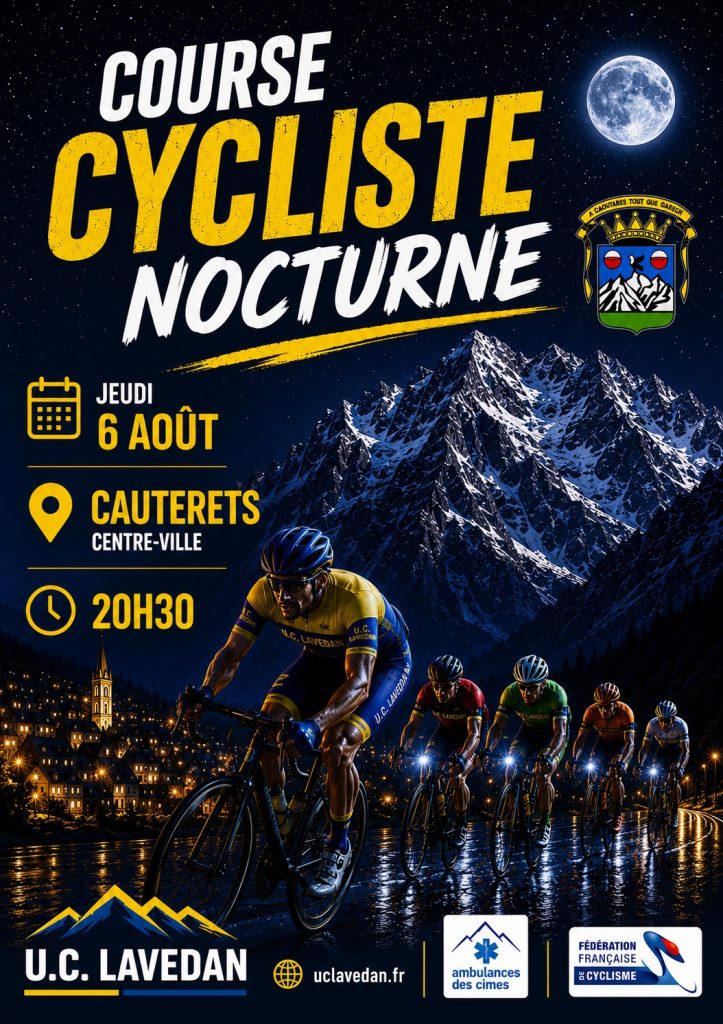 nocturne cycliste cauterets